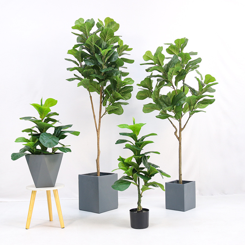 Artificial Plastic Potted Plan - Ficus Lyrata Tree review and price
