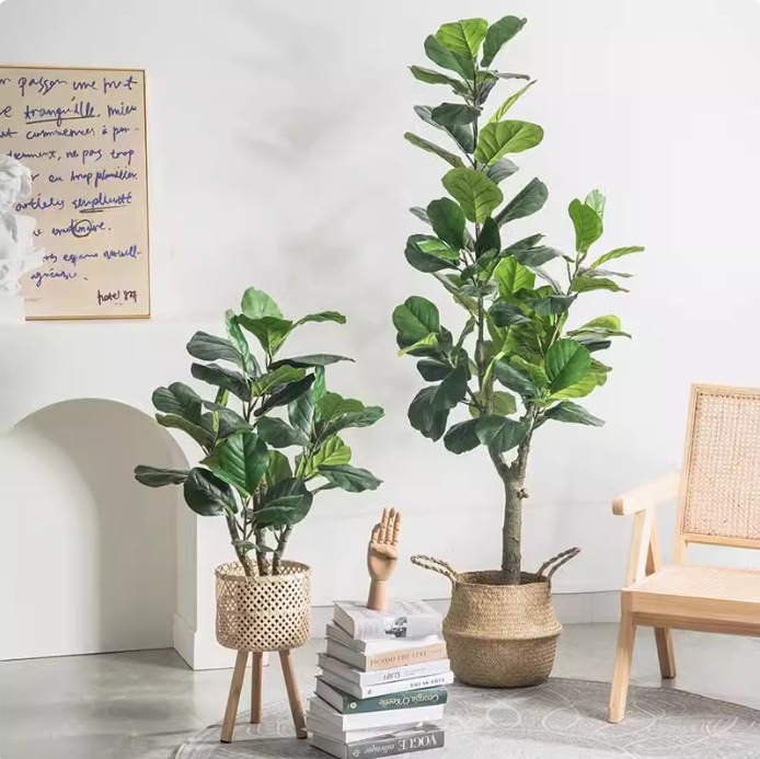 Artificial Plastic Potted Plan - Ficus Lyrata Tree review and price
