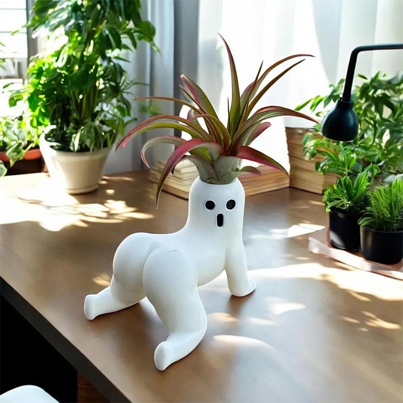 Funny Big Booty Ghost Planter  - Echeveria Succulent review and price